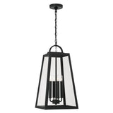 Capital Lighting Leighton - Coastal Outdoor Hanging Lantern - Black 943744BK Coastal Lighting