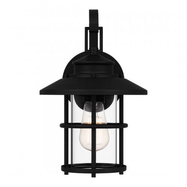 Lombard Coastal Outdoor Wall Lantern - Small 12.75" - Black