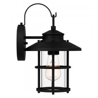 Lombard Coastal Outdoor Wall Lantern - Small 12.75" - Black