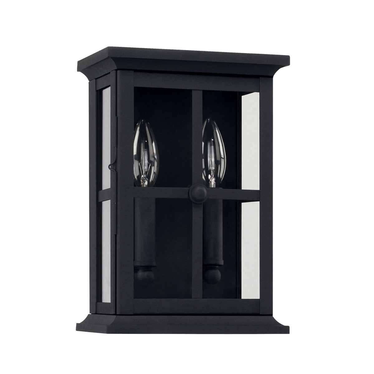 Capital Lighting Mansell Two Light Outdoor Wall Lantern 926421BK Coastal Lighting