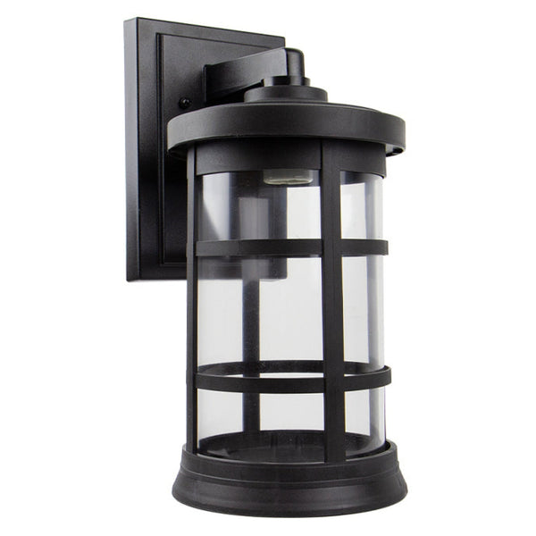 Wave Marlex Non-Corrosive Artisan Cylinder Wall Mount - Large S50V-C-BK Black Coastal Lighting