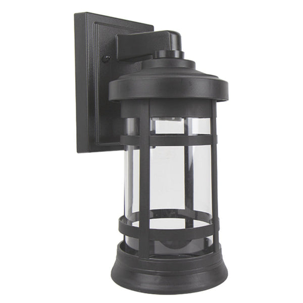 Wave Marlex Non-Corrosive Artisan Cylinder Wall Mount - Small S50S-C-BK Black Coastal Lighting