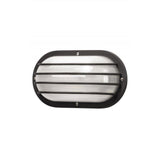 Wave Marlex Non-Corrosive Oval Nautical Wall Mount S76WF-BK Black Coastal Lighting