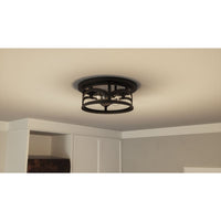 Marblehead Coastal Outdoor Flush Mount - Black