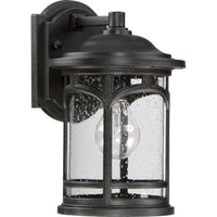 Marblehead Coastal Outdoor Wall Lantern - Small 11" - Black