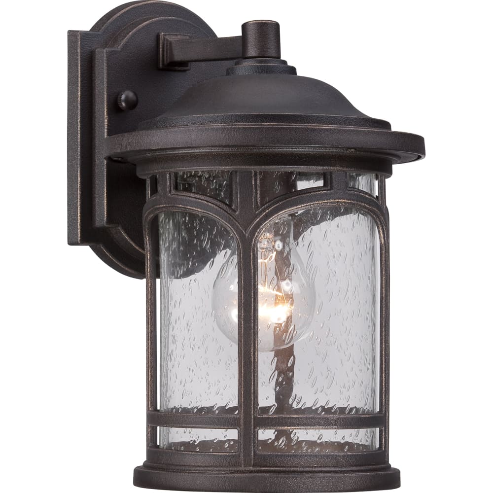 Marblehead Coastal Outdoor Wall Lantern - Small 11" - Bronze