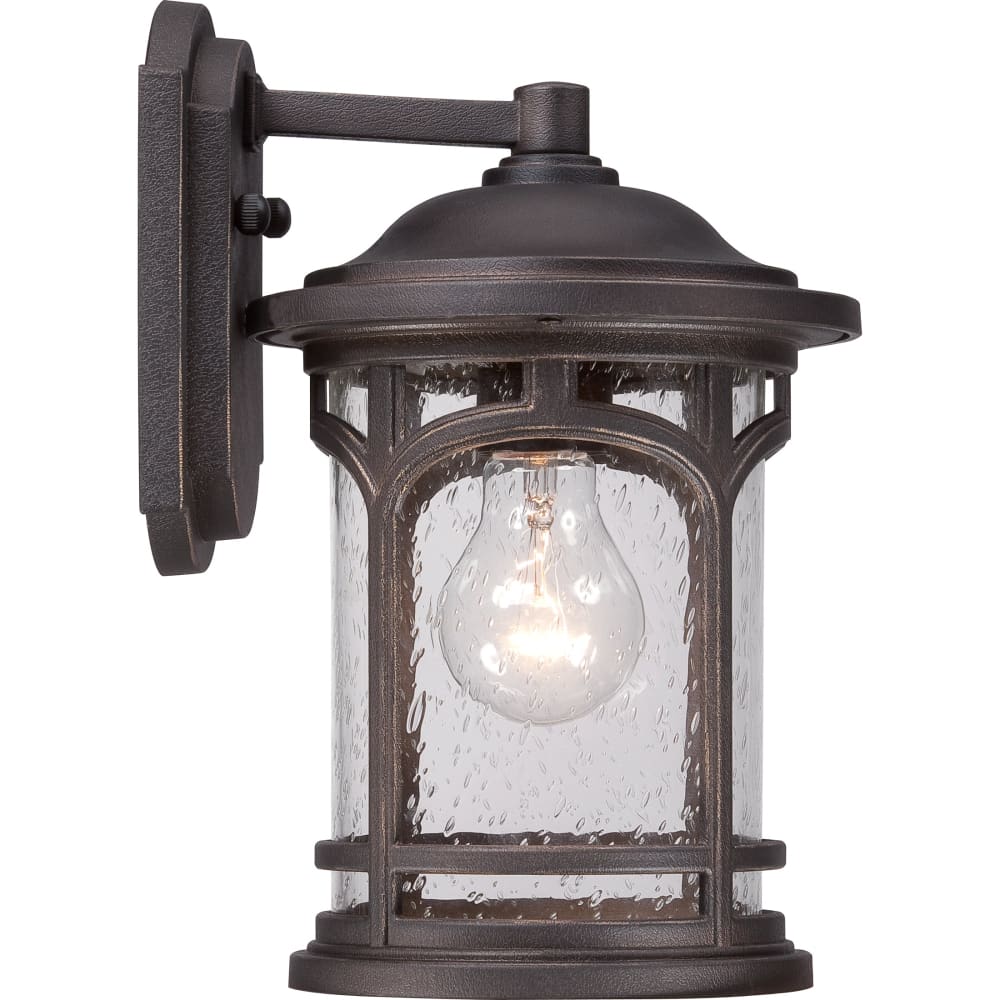 Marblehead Coastal Outdoor Wall Lantern - Small 11" - Bronze