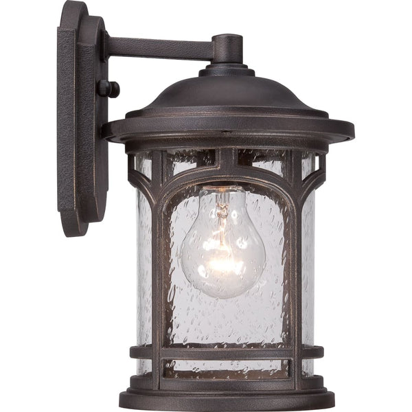 Marblehead Coastal Outdoor Wall Lantern - Small 11" - Bronze