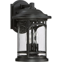 Marblehead Coastal Outdoor Wall Lantern -  Medium 14.5" - Black