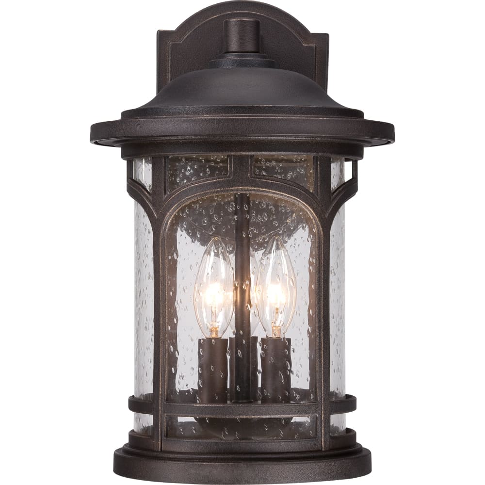 Marblehead Coastal Outdoor Wall Lantern -  Medium 14.5" - Bronze