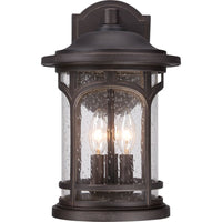 Marblehead Coastal Outdoor Wall Lantern -  Medium 14.5" - Bronze