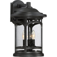 Marblehead Coastal Outdoor Wall Lantern -  Large 17.75" - Black