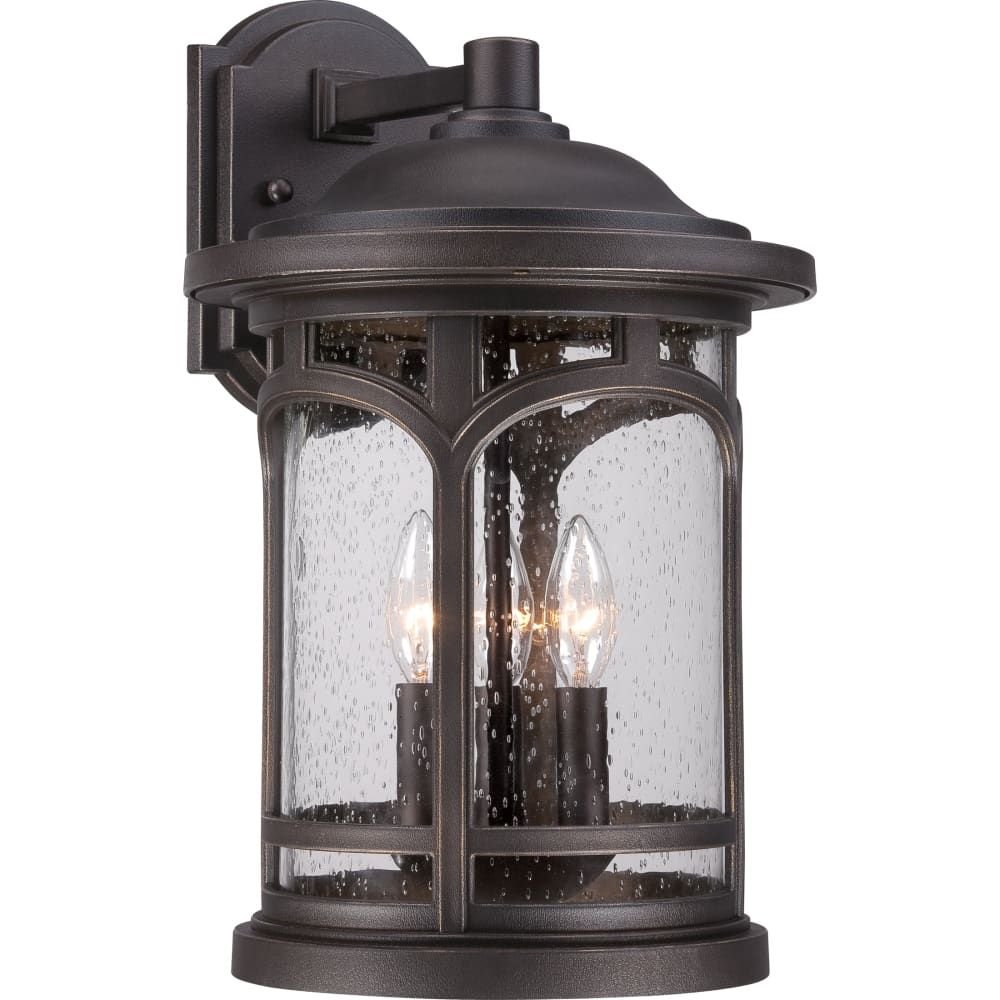 Marblehead Coastal Outdoor Wall Lantern -  Large 17.75" - Bronze