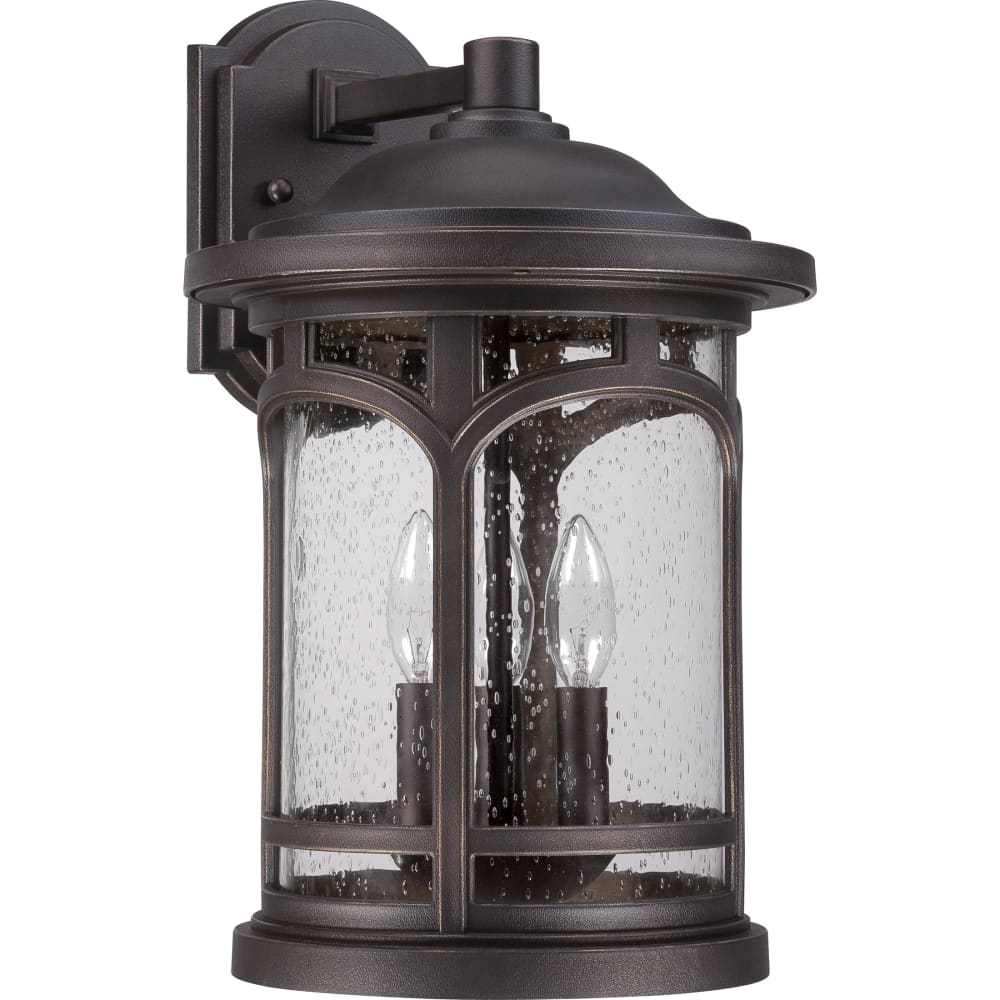 Marblehead Coastal Outdoor Wall Lantern -  Large 17.75" - Bronze