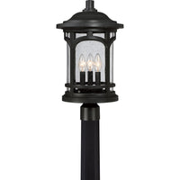 Marblehead Coastal Outdoor Post Lantern - Black