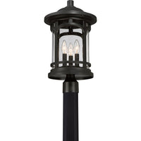Marblehead Coastal Outdoor Post Lantern - Black
