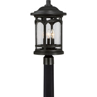 Marblehead Coastal Outdoor Post Lantern - Black