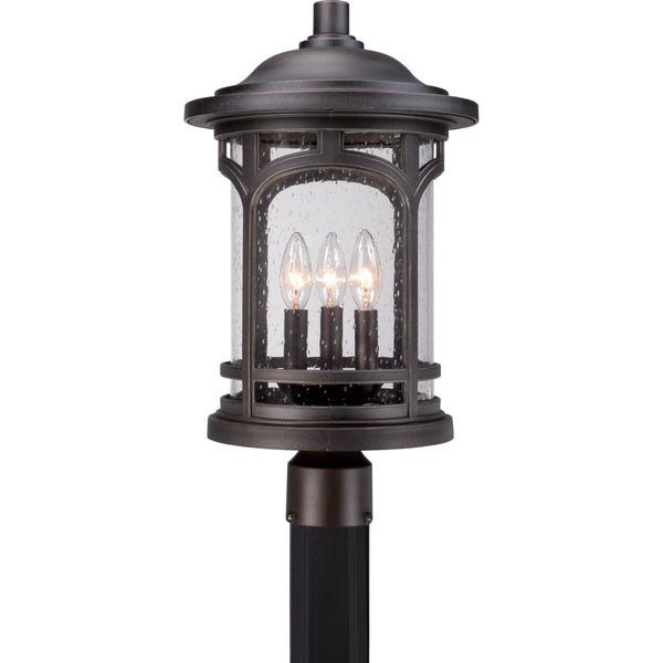 Marblehead Coastal Outdoor Post Lantern - Bronze