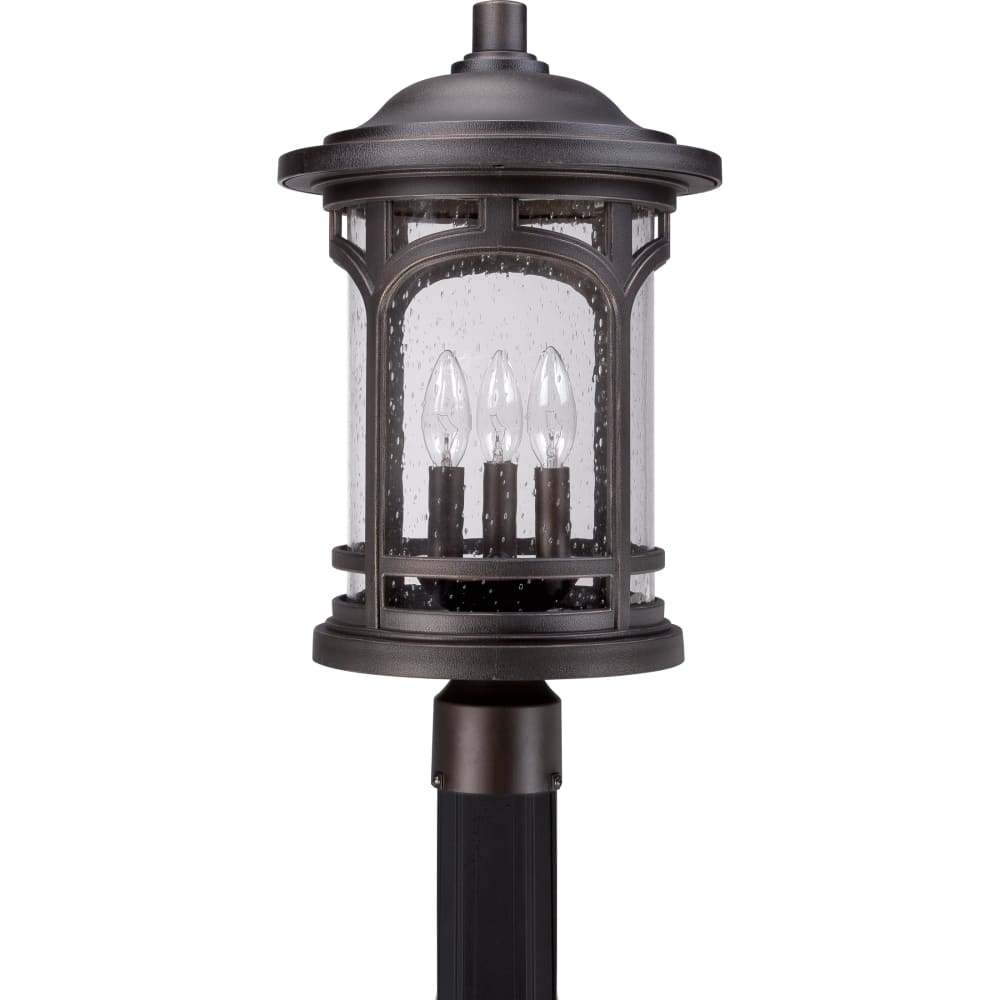 Marblehead Coastal Outdoor Post Lantern - Bronze