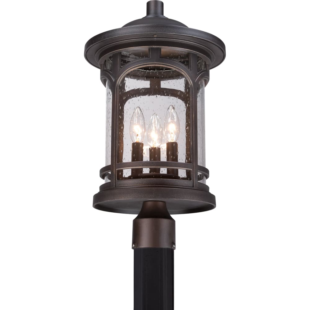Marblehead Coastal Outdoor Post Lantern - Bronze