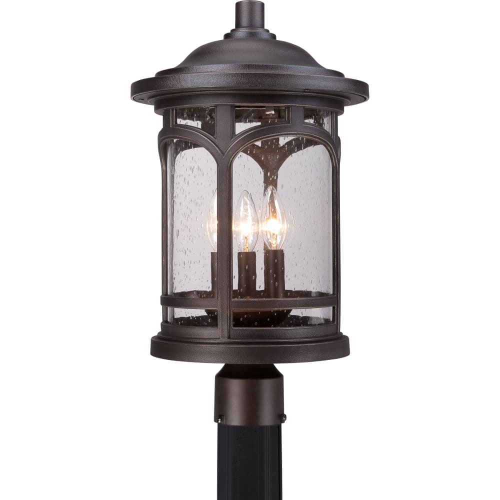 Marblehead Coastal Outdoor Post Lantern - Bronze