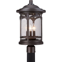 Marblehead Coastal Outdoor Post Lantern - Bronze
