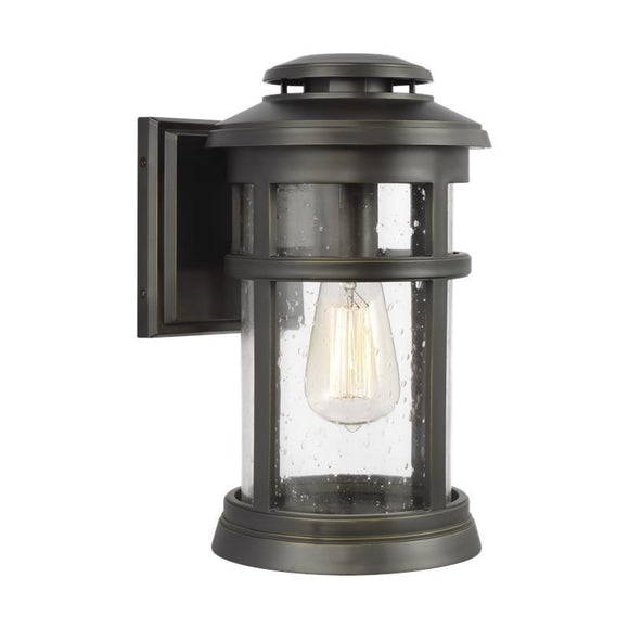 Generation Lighting Newport Outdoor Lantern - Small OL14301ANBZ Coastal Lighting