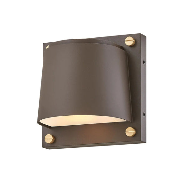 Hinkley Scout Coastal Elements Wall Mount Lantern 20020AZ-LL Bronze Coastal Lighting