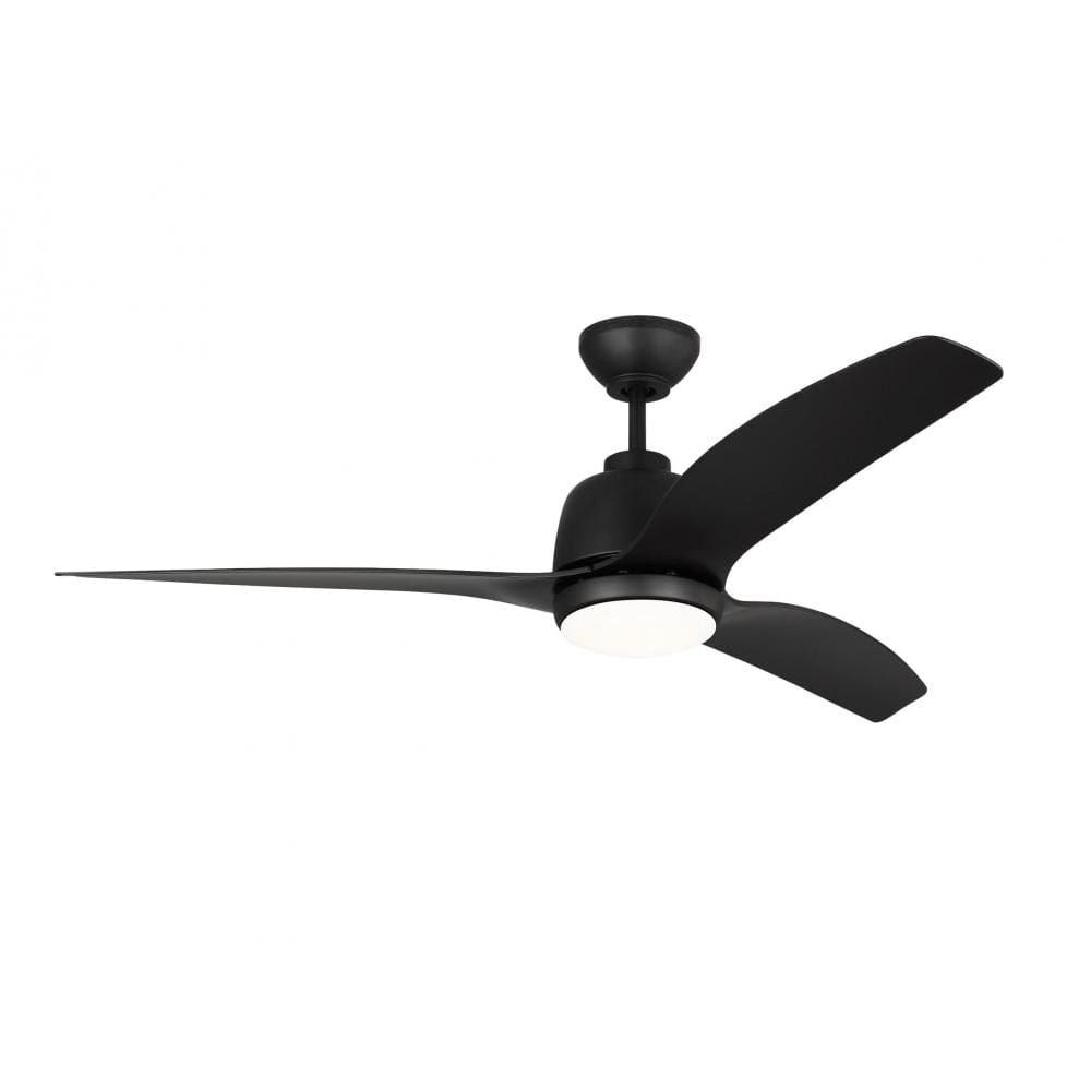 Generation Lighting Seaside Marine Grade Coastal Fan - LED - 54 - Black 3AVLCR54D Coastal Lighting