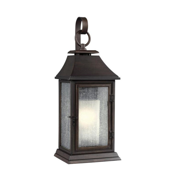Generation Lighting Shepherd Outdoor Lantern - Medium OL10601HTCP Heritage Copper Coastal Lighting