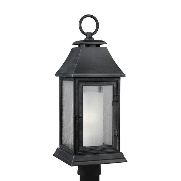 Generation Lighting Shepherd Outdoor Post Lantern OL10608DWZ Coastal Lighting