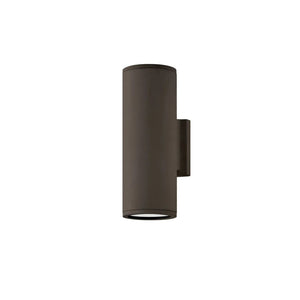 Hinkley Silo Coastal Elements Wall Mount Up/Down Light 13594BK-LL Black Coastal Lighting