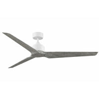 Aire Marine Grade Coastal Outdoor Fan - 64" - White - Wood Blades