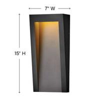 Hinkley Taper Coastal Elements Outdoor Wall Lantern - Medium 2144TK Coastal Lighting