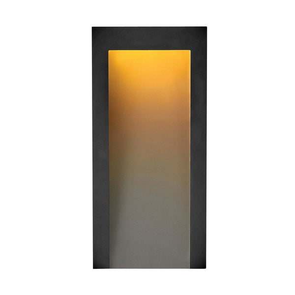 Hinkley Taper Coastal Elements Outdoor Wall Lantern - Medium 2144TK Textured Black Coastal Lighting