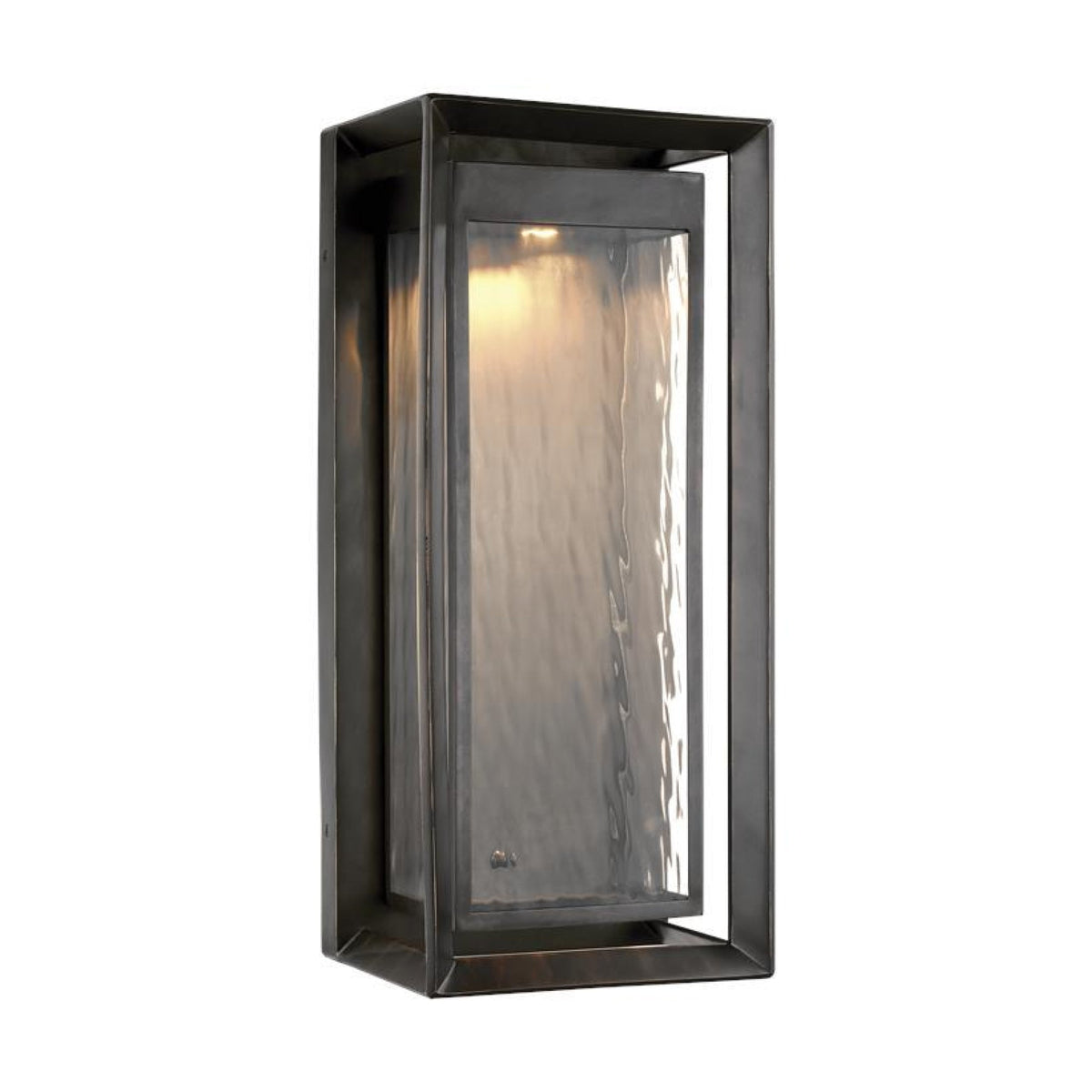 Generation Lighting Urbandale Outdoor Lantern - Extra Large - LED OL13703ANBZ-L1 Coastal Lighting