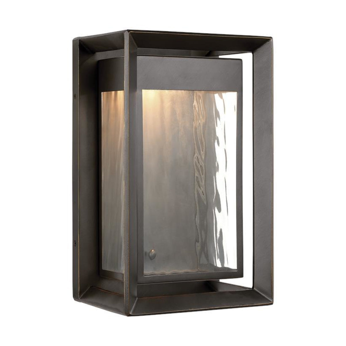 Generation Lighting Urbandale Outdoor Lantern - Medium - LED OL13701ANBZ-L1 Coastal Lighting