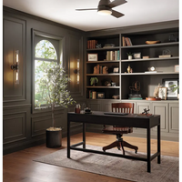 Vaughn Vanity Sconce - Black / Brass