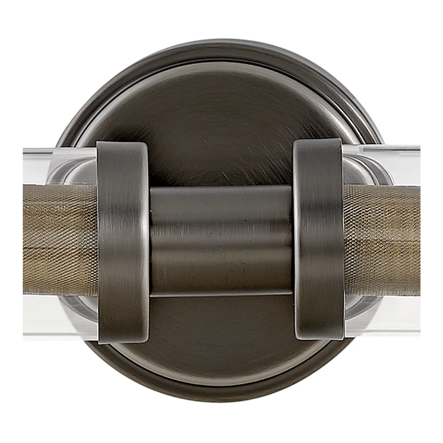 Vaughn Vanity Sconce - Black / Brass