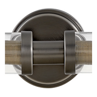 Vaughn Vanity Sconce - Black / Brass