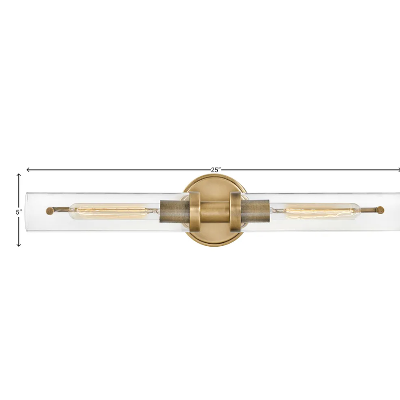 Vaughn Vanity Sconce - Brass