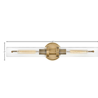 Vaughn Vanity Sconce - Brass