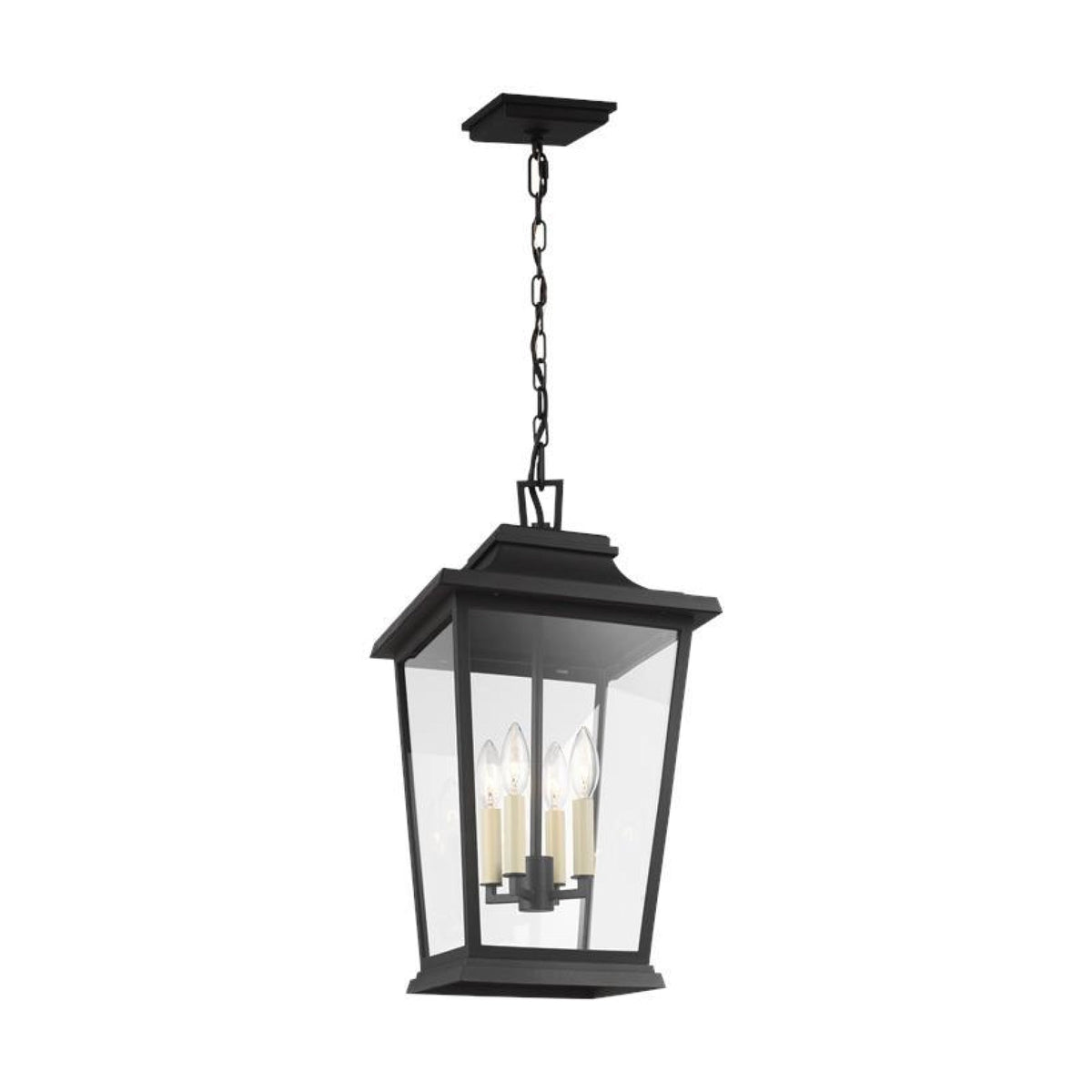 Generation Lighting Warren Outdoor Hanging Lantern OL15409TXB Coastal Lighting