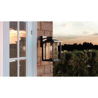 Wakefield Coastal Outdoor Wall Lantern - Medium - Black