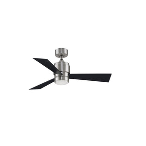 Fanimation Zonix 44 Coastal Environment Ceiling Fan with Light Kit Black Coastal Lighting