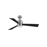 Fanimation Zonix 52 Coastal Environment Ceiling Fan with Light Kit Black Coastal Lighting