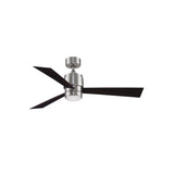 Fanimation Zonix 52 Coastal Environment Ceiling Fan with Light Kit Dark Walnut Coastal Lighting