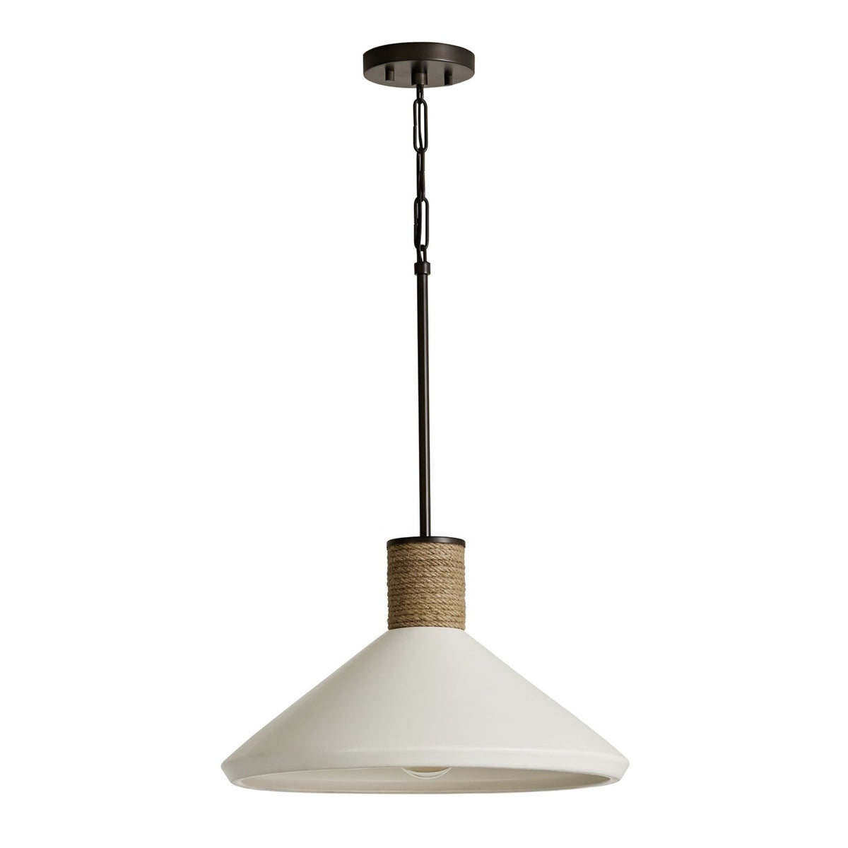 Capital Lighting 1 Light Pendant 340613PW Coastal Lighting