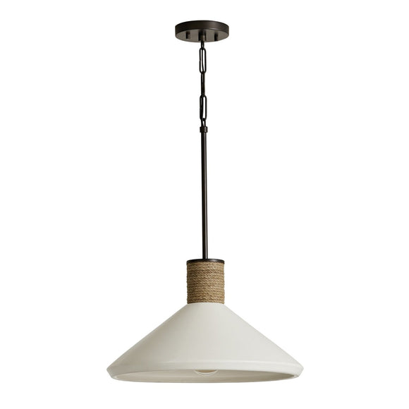 Capital Lighting 1 Light Pendant 340613PW Coastal Lighting