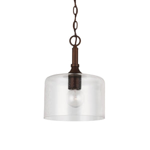 Capital Lighting 1 Light Pendant 339311BZ Coastal Lighting